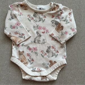 [5/$15] Organic Cotton Animal Print Bodysuit